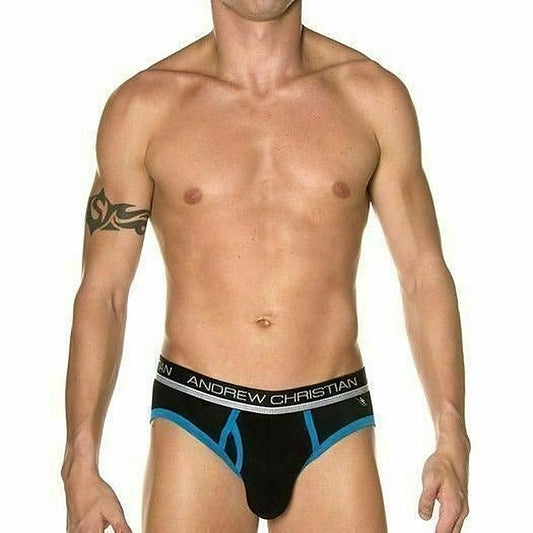 Air Sculpt Brief Black by Andrew Christian