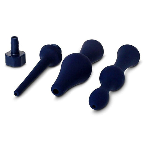 CleanStream Universal 3 Piece Silicone Enema Attachment Set