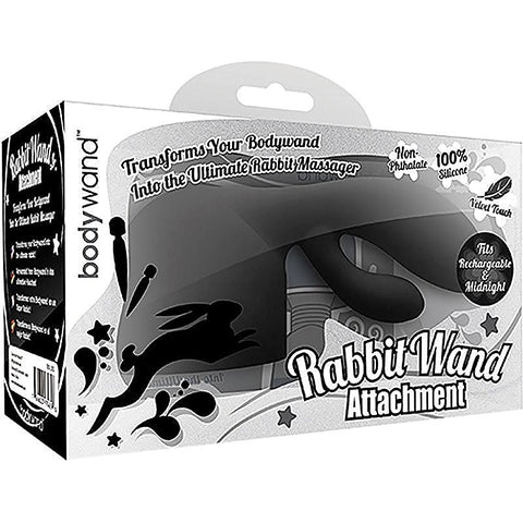 Bodywand Rechargeable Midnight Rabbit Wand Attachment