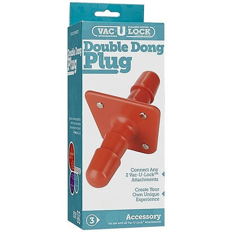 Vac-U-Lock Double Dong Plug Attachment by Doc Johnson