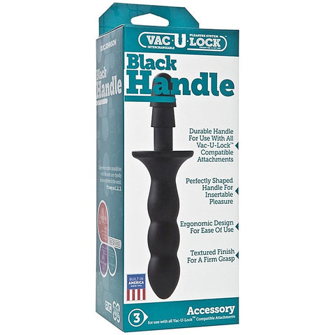 Vac-U-Lock Black Handle by Doc Johnson
