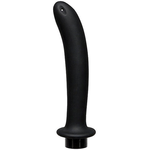 Kink Flow Silicone Anal Douche Accessory Extra Deep Black