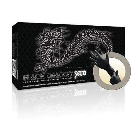 Microflex Black Dragon Zero Powder-Free Nitrile Gloves