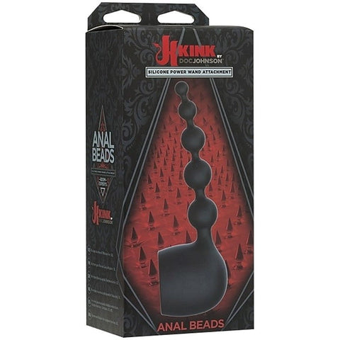 Kink Silicone Wand Attachment Anal Beads by Doc Johnson