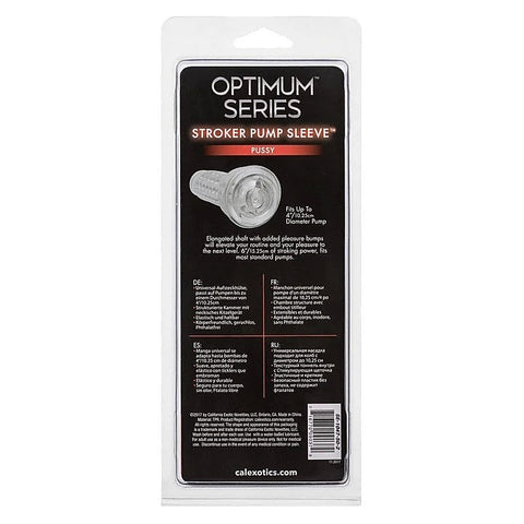 Optimum Series Stroker Pump Sleeve by California Exotics