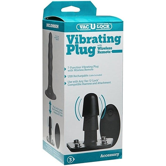 Vac-U-Lock Vibrating Plug by Doc Johnson