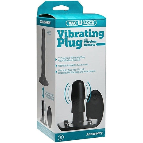 Vac-U-Lock Vibrating Plug by Doc Johnson