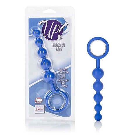 Up Ride It Up! Silicone Anal Beads by California Exotics