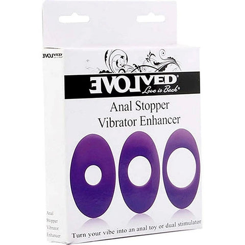 Anal Stopper Vibrator Enhancer by Evolved
