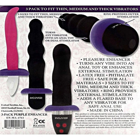 Anal Stopper Vibrator Enhancer by Evolved