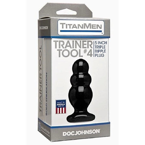 TitanMen Trainer Tool 4 Sleek Butt Plug by Doc Johnson