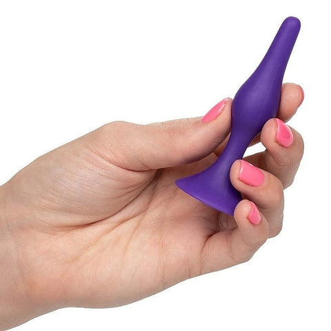 Booty Silicone Anal Trainer Kit Purple by California Exotics