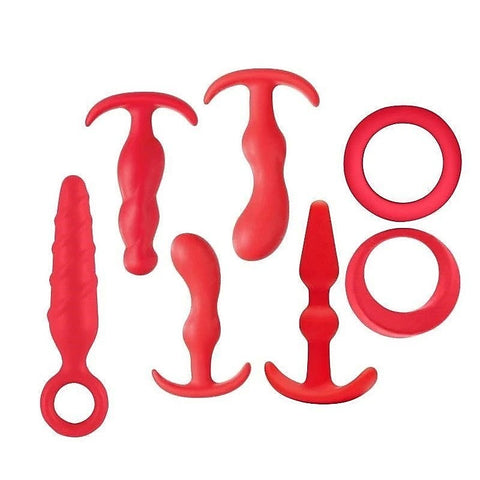 Jovial 7 Piece Anal Kit Red by NANMA Corporation