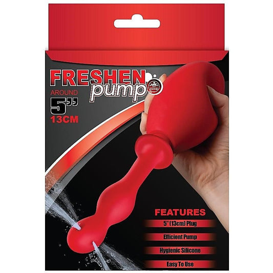 Freshen Douche 5" Silicone Red by NANMA Corporation