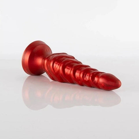 Shove Up 6" Silicone Dong With Suction Cup Red