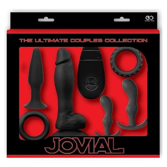 Jovial 6 Piece Anal Kit with Vibrating Butt Plug