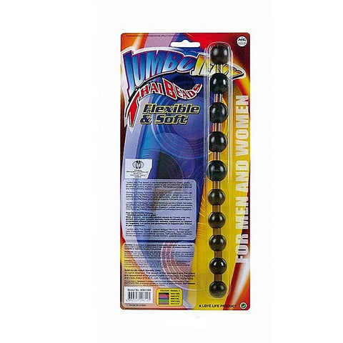 Jumbo Jelly Thai Beads Black by NANMA Corporation