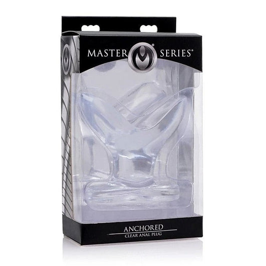 Anchored Clear Anal Plug by XR Brands