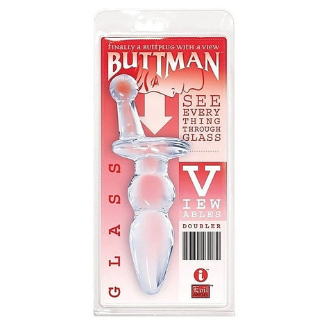 Viewable Glass Butt Plug Doubler by Icon Brands