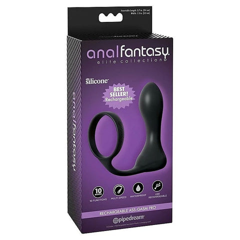 Anal Fantasy Elite Rechargeable Ass-Gasm Pro Cock Ring