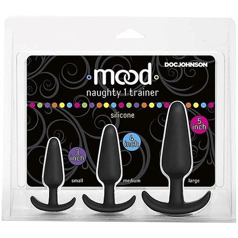 Mood Naughty 1 Trainer Set Black by Doc Johnson