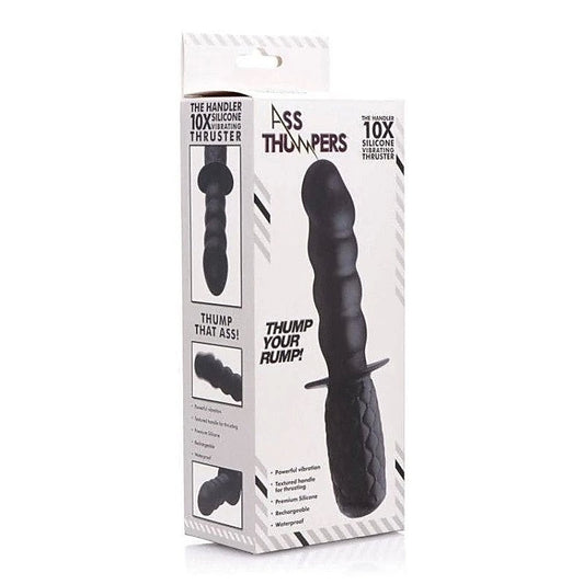 The Handler 10X Silicone Vibrating Thruster by XR Brands