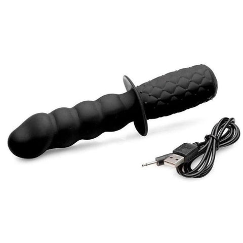 The Handler 10X Silicone Vibrating Thruster by XR Brands