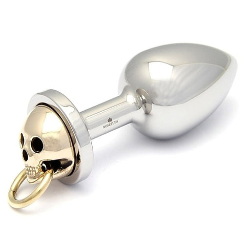 Luxe Skull Flash Gold Medium by Rosebuds Jewelry