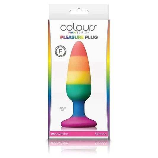 Colours Pride Edition Pleasure Plug Rainbow Medium
