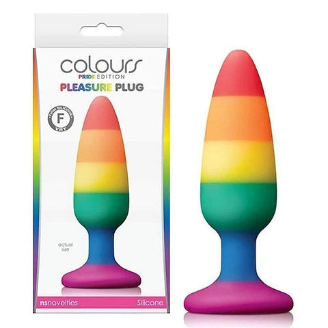 Colours Pride Edition Pleasure Plug Rainbow Medium