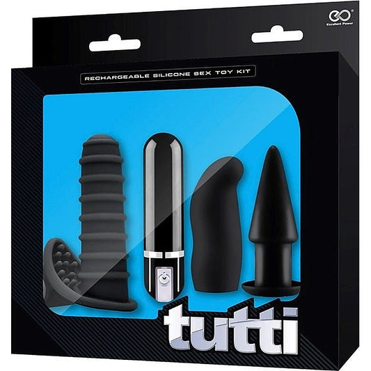Excellent Power Tutti Rechargeable Silicone Sex Toy Kit