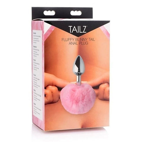 Faux Fluffy Bunny Tail Anal Plug by XR Brands