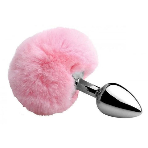 Faux Fluffy Bunny Tail Anal Plug by XR Brands