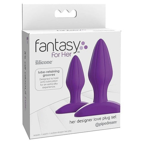 Designer Love Silicone Plug Set by Pipedream Products