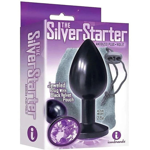 The 9's Silver Starter Anodized Plug by Icon Brands