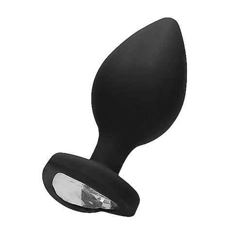 Ouch! Diamond Heart Butt Plug Extra Large by Shots Toys