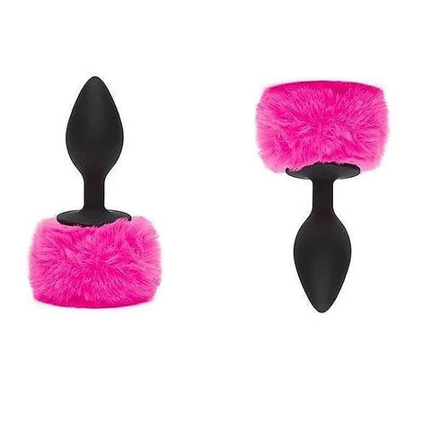 Happy Rabbit Pink Bunny Tail Plug by Love Honey
