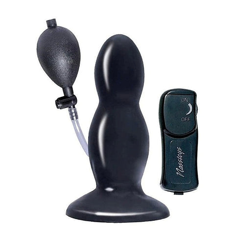 Ram Inflatable Vibrating Buttplug by Nasstoys
