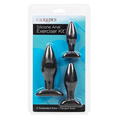 3 Piece Silicone Anal Plug Exerciser Kit