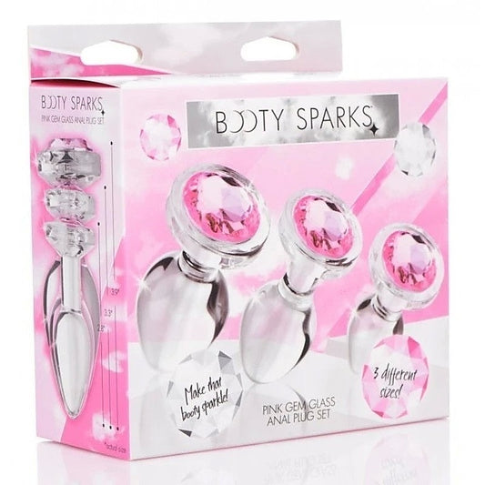 Crystal Clear Glass Anal Plug by XR Brands