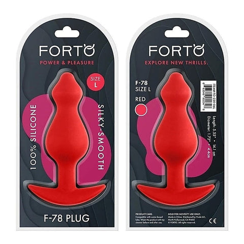 Forto F-78 Pointee Plug Red by VVOLE LLC