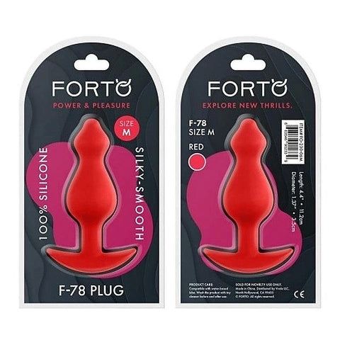 Forto F-78 Pointee Plug Red by VVOLE LLC