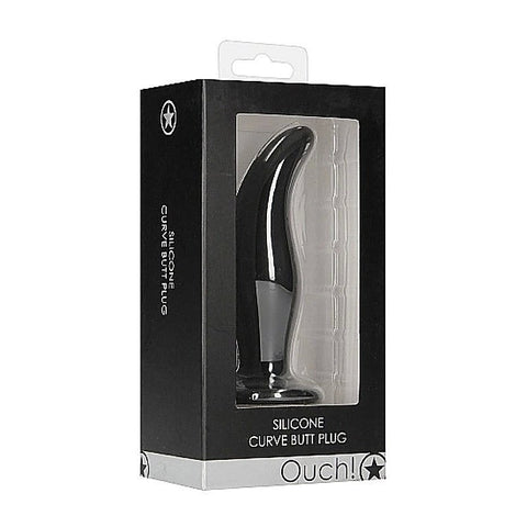 Ouch Curve Anal Stimulation Plug by Shots Toys