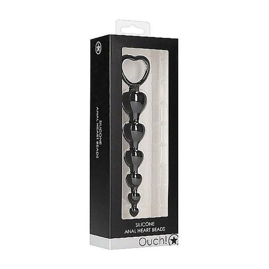 Anal Heart Beads by Shots Toys