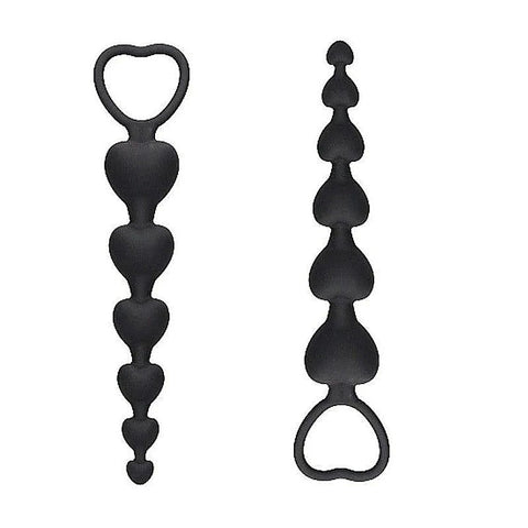 Anal Heart Beads by Shots Toys
