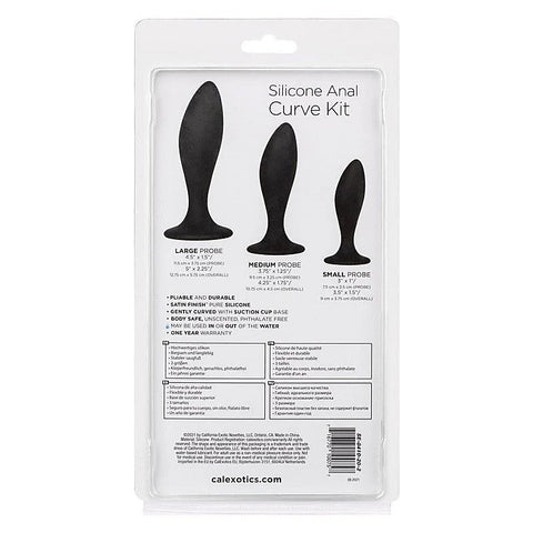Silicone Curve Anal Plug Kit by California Exotics