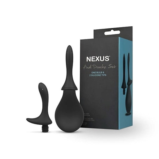 Anal Douche Set Black by Nexus Sex Toys