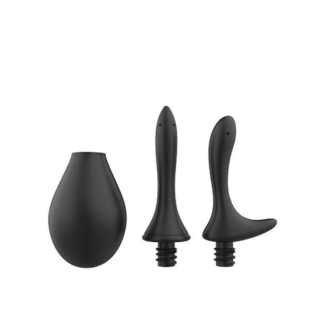 Anal Douche Set Black by Nexus Sex Toys