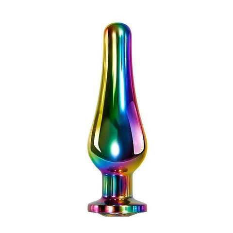 Rainbow Metal Pleasure Plug by Evolved