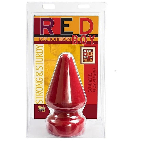 Red Boy The Challenge Butt Plug by Doc Johnson